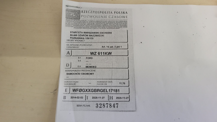 Zdjęcie przedmiotu: Ford Mondeo Kombi 2.0 TDCi Trend