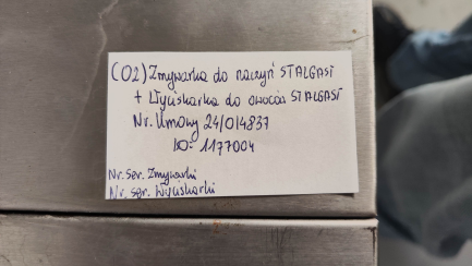 Zdjęcie przedmiotu: Zmywarko wyparzarka Stalgast 801507 uniwersalna, dozownik płynu myjącego, pompa zrzutowa, P 4.9/3.4 kW, U 400/230 V