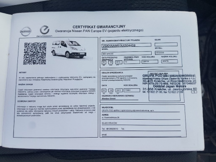Zdjęcie przedmiotu: Nissan E-NV200 Acenta 24kWh - 109HP 2,2t 14-18