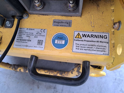 Zdjęcie przedmiotu: Однобарабанний каток Bomag BW55e з ручним керуванням