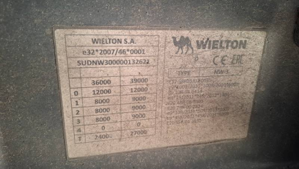 Zdjęcie przedmiotu: WIELTON NW-3 Wywrotka stalowa