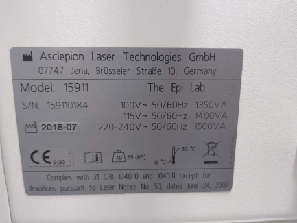 Zdjęcie przedmiotu: The Epi LAb 15911 diode laser
