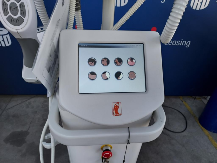 Zdjęcie przedmiotu: Cosmetic device for performing vacuum massage with additional participation of rolls, radio waves and LED light STUDIO FIGURA Beauty Contour