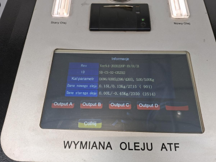 Zdjęcie przedmiotu: Пристрій для динамічної заміни ATF-олії FCAR AT 050