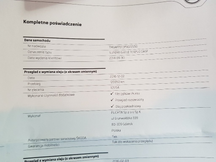 Zdjęcie przedmiotu: Skoda Superb