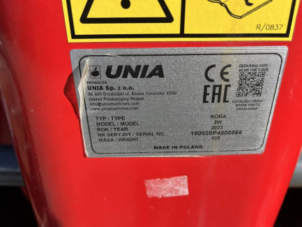 Zdjęcie przedmiotu: Dwurzędowa sadzarka do ziemniak&oacute;w UNIA KORA 2W