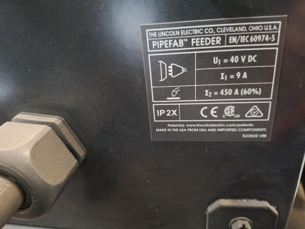 Zdjęcie przedmiotu: Lincoln Electric PIPEFAB CE Welding System