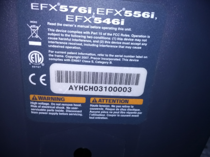 Zdjęcie przedmiotu: The EFX556i elliptical cross trainer