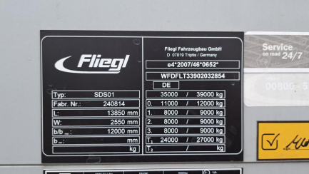 Zdjęcie przedmiotu: FLIEGL SDS 390 35.0t Високобортовий