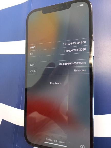 Zdjęcie przedmiotu: Smartphone / Phone Apple iPhone 12 Pro Max 256GB Pacific blue 5G manufacturer code MGDF3PM / A