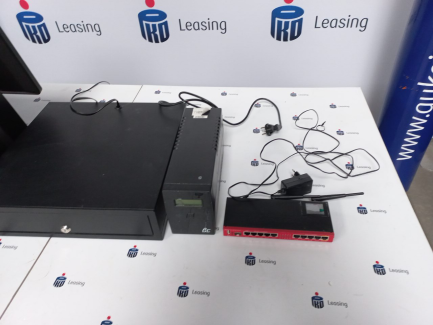 Zdjęcie przedmiotu: IT Equipment Kit (15.6" All-In-One Pos Dual Screen Computer, Cash Drawer, MikroTik, UPS)