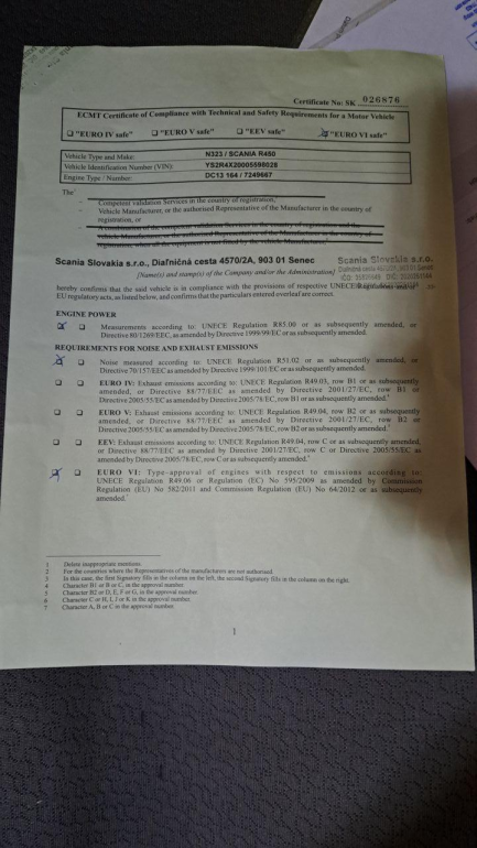 Zdjęcie przedmiotu: SCANIA R450 E6 20.1t LA 4x2 NA Highline