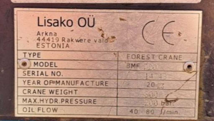 Zdjęcie przedmiotu: Лісовий трелювальний причіп Lisako OÜ 10T2PRO