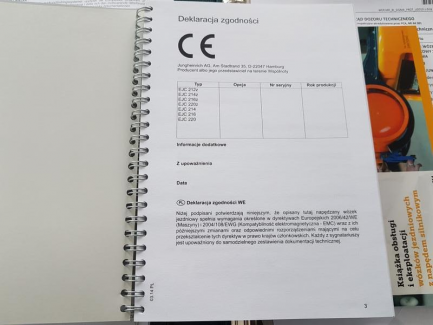 Zdjęcie przedmiotu: W&oacute;zek widłowy Jungheirich EJC214 115 535 DZ 