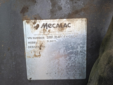 Zdjęcie przedmiotu: Koparko-ładowarka MECALAC TLB 870
