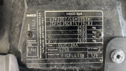 Zdjęcie przedmiotu: Iveco DAILY E6 3.5t Hi-Matic