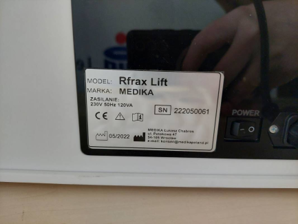 Zdjęcie przedmiotu: Medika RFrax Lift face lifting device