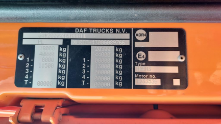 Zdjęcie przedmiotu: DAF XF 510 E6 21.0t FT Super Space Cab