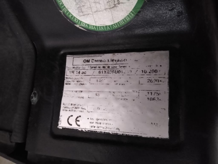 Zdjęcie przedmiotu: W&oacute;zek widłowy wysokiego składowania OM XR 14 ac