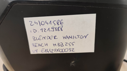 Zdjęcie przedmiotu: Blender HAMILTON BEACH HBB 255-CE RIO