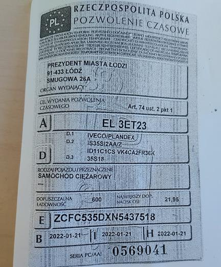 Zdjęcie przedmiotu: Iveco DAILY E6 3.5t