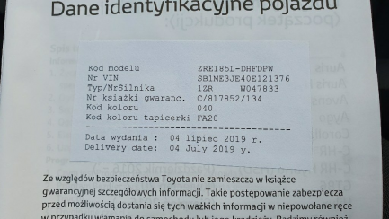Zdjęcie przedmiotu: Toyota Auris Hatchback