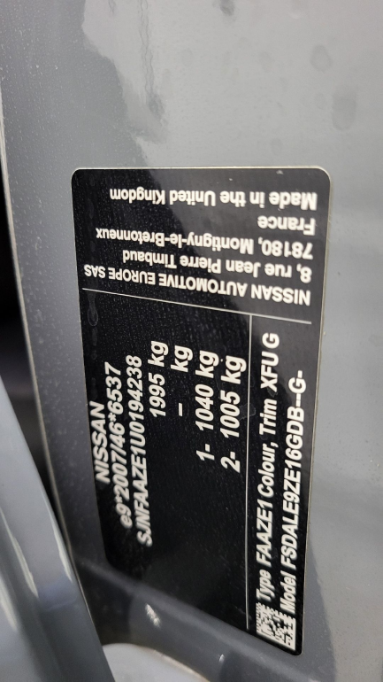 Zdjęcie przedmiotu: Nissan Leaf 40kWh N-Connecta Oświadczenie o utracie DR