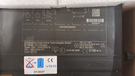 Zdjęcie przedmiotu: VDO digital tachograph version G2V2