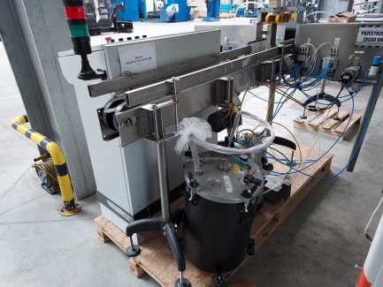 Zdjęcie przedmiotu: Line for gluing mattresses D&D System / DUEEFE-APER / BELLUSSI -AX-R + AX-L / NT / AXPRL