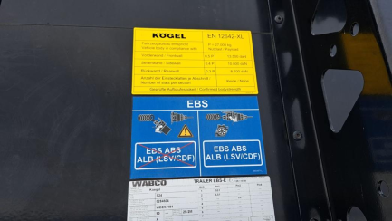 Zdjęcie przedmiotu: KOGEL SN 24 Cargo 35.0t Dropside