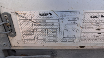 Zdjęcie przedmiotu: SCHMITZ SCS 24 Високобортовий 