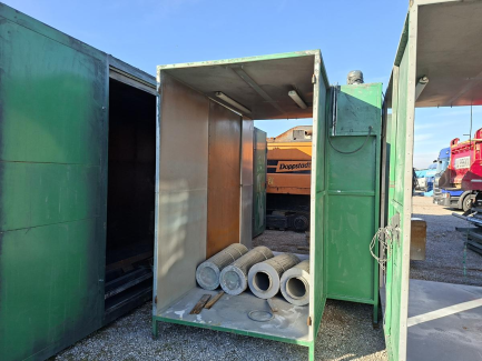 Zdjęcie przedmiotu: Елементи лінії термічного порошкового фарбування WOLMAL + Система ручного нанесення порошкової фарби з вібраційним столом Nordson ENCORE LT – 2 шт.