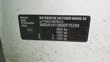 Zdjęcie przedmiotu: Bmw X6 xDrive40d