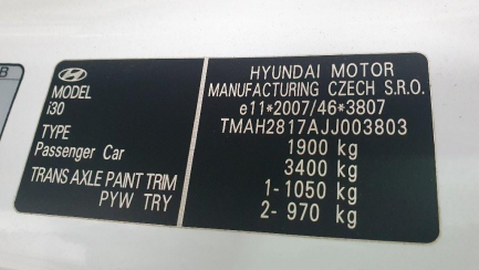 Zdjęcie przedmiotu: Hyundai I30 Wagon 1.6 D Classic +