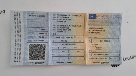 Zdjęcie przedmiotu: KRONE SDP 27 43.0t