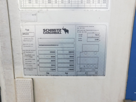 Zdjęcie przedmiotu: SCHMITZ CARGOBULL AG SKO 24L-13.4 Refrigerator