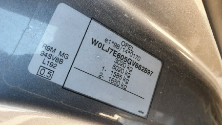 Zdjęcie przedmiotu: Opel Vivaro 1.6 BiTurbo CDTI Euro 6 1598ccm - 145HP