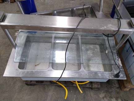 Zdjęcie przedmiotu: PROMOTION GASTRONOMY Set of gastronomic equipment (2x water bain marie, 2x cooling bath, juicer).