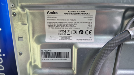 Zdjęcie przedmiotu: Пральна машина AMICA DWA1T610DLS 6 кг 1000 об/хв SteamPowerPro