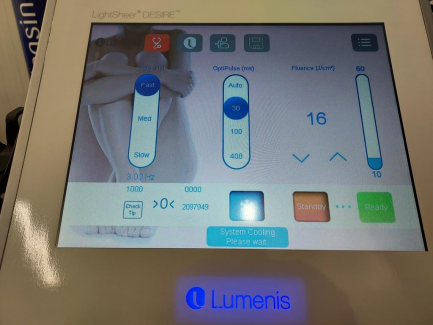 Zdjęcie przedmiotu: LUMENIS LightSheer Desire Light diode laser