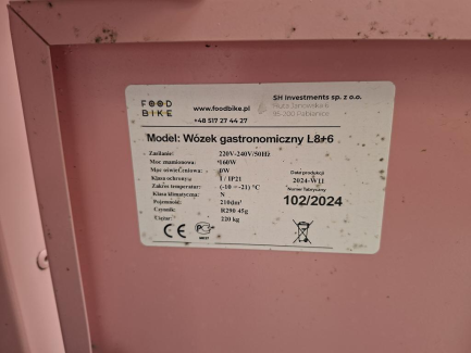 Zdjęcie przedmiotu: FoodBIKE 8+6 ice cream cart