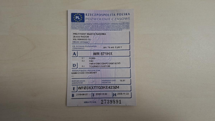 Zdjęcie przedmiotu: Ford Tourneo Titanium Custom 310 2.0 TDCi E6.2 3.1t