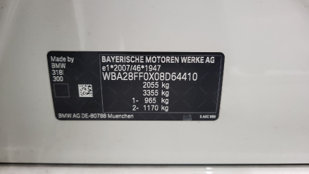 Zdjęcie przedmiotu: BMW 318i M Sport aut Oświadczenie o utracie DR