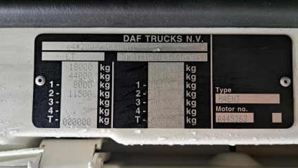 Zdjęcie przedmiotu: DAF XF 480 E6 21.0t FT Space Cab
