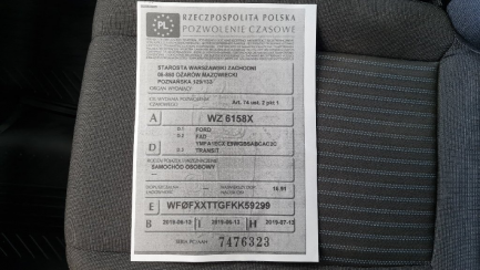 Zdjęcie przedmiotu: Ford Transit 310 EcoBlue Euro 6 1996ccm - 130KM 3,1t