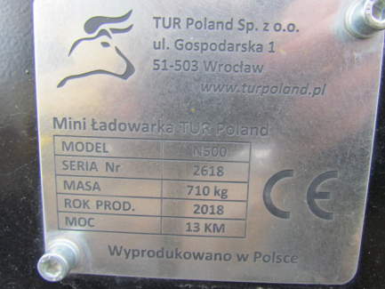 Zdjęcie przedmiotu: TUR N500 mini loader