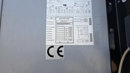 Zdjęcie przedmiotu: KOGEL SN24 Cargo 35.0t Dropside