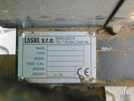 Zdjęcie przedmiotu: Self-propelled grubber for stumps Laski s.r.o F 500H / 38