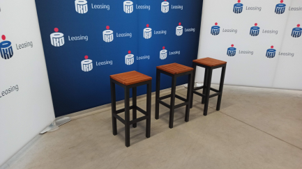 Zdjęcie przedmiotu: WIGO garden furniture - High stool Ginat G010631, RAL7021 - 3 pcs.