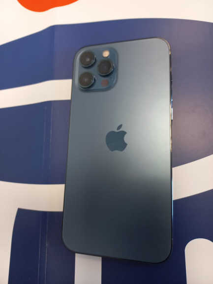 Zdjęcie przedmiotu: Smartphone / Phone Apple iPhone 12 Pro Max 256GB Pacific blue 5G manufacturer code MGDF3PM / A